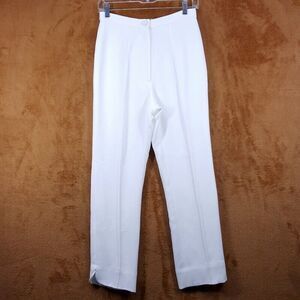 Milani Stretch Crepe Straight Leg White Women's Trousers